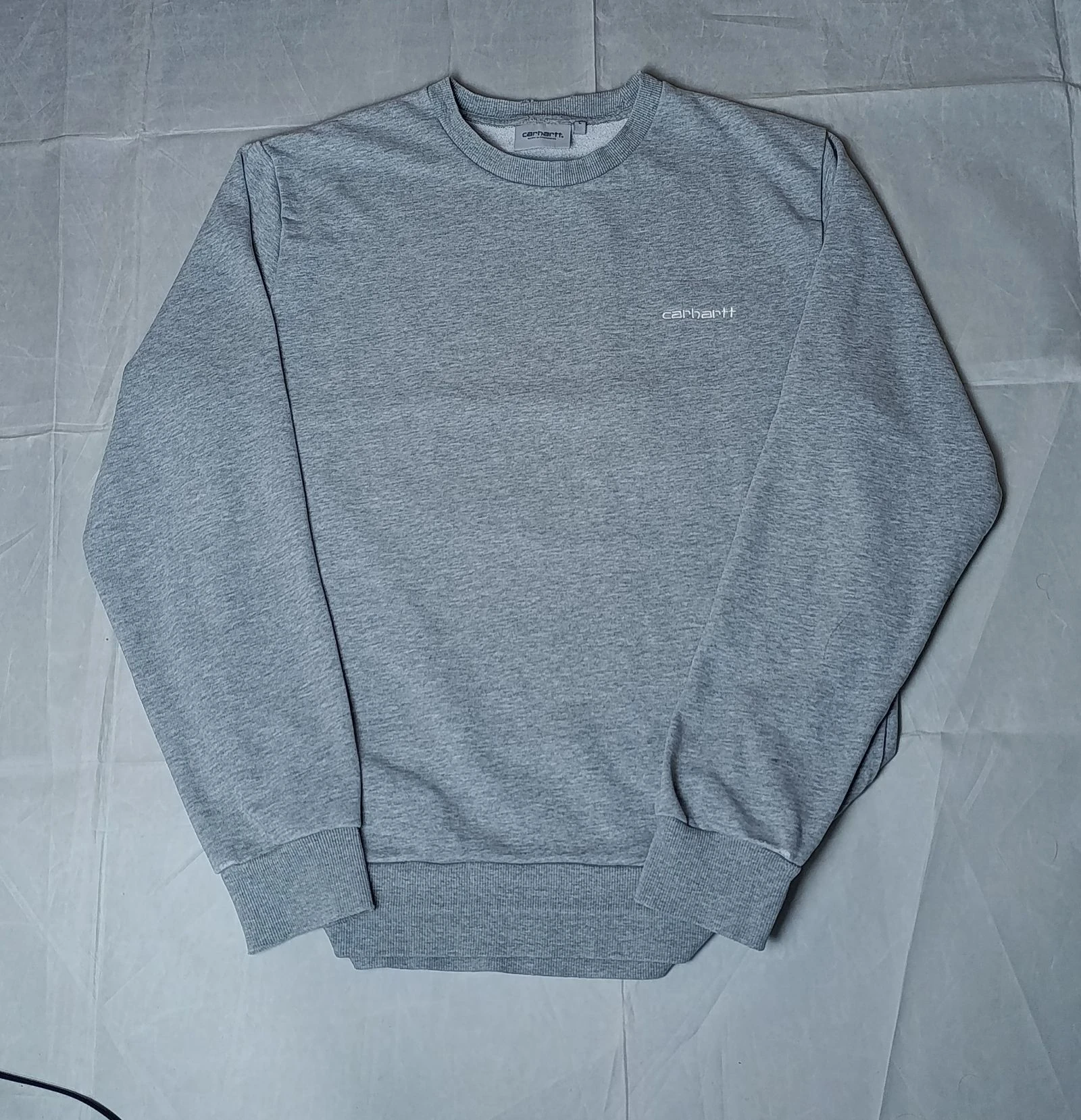 🔥 Carhartt WIP Script Embroidery Crewneck Sweatshirt Size L Oversize 🔥